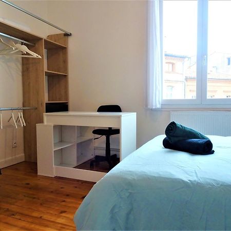 Chambre Privee Et Spacieuse Au Sein D'Un Logement Partage - Central, Quartier Villebourbon - 3 Chambres Doubles - 2 Balcons - Places De Stationnements Gratuites - 5 Min A Pied Gare Et Hypercentre Montauban Zewnętrze zdjęcie