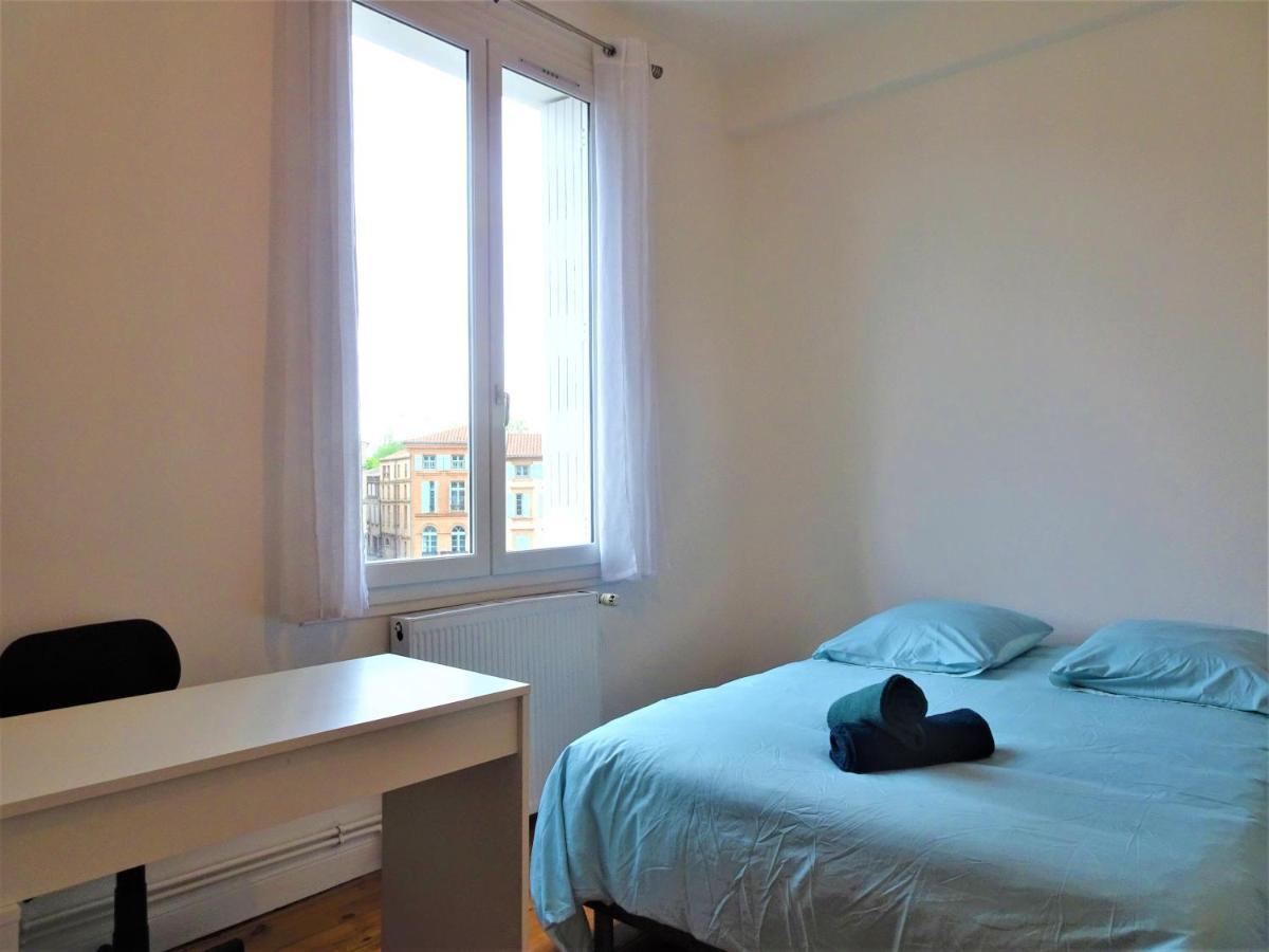 Chambre Privee Et Spacieuse Au Sein D'Un Logement Partage - Central, Quartier Villebourbon - 3 Chambres Doubles - 2 Balcons - Places De Stationnements Gratuites - 5 Min A Pied Gare Et Hypercentre Montauban Zewnętrze zdjęcie