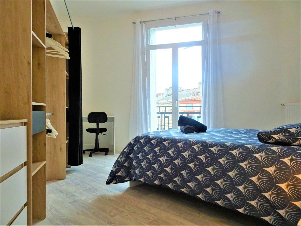 Chambre Privee Et Spacieuse Au Sein D'Un Logement Partage - Central, Quartier Villebourbon - 3 Chambres Doubles - 2 Balcons - Places De Stationnements Gratuites - 5 Min A Pied Gare Et Hypercentre Montauban Zewnętrze zdjęcie