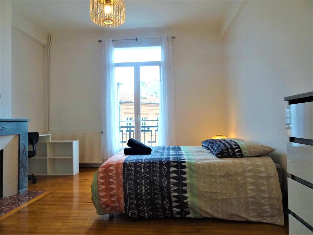Chambre Privee Et Spacieuse Au Sein D'Un Logement Partage - Central, Quartier Villebourbon - 3 Chambres Doubles - 2 Balcons - Places De Stationnements Gratuites - 5 Min A Pied Gare Et Hypercentre Montauban Zewnętrze zdjęcie